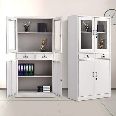 Office Cabinet: Robust Strong 2-Door Metallic Filing Cabinet image 1