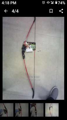 Adult Archery Bow Fiberglass Red 1.4 meters image 2