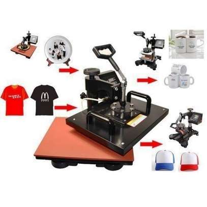 Operational 8 In 1 Heat Press Machine With Slide Rail image 1