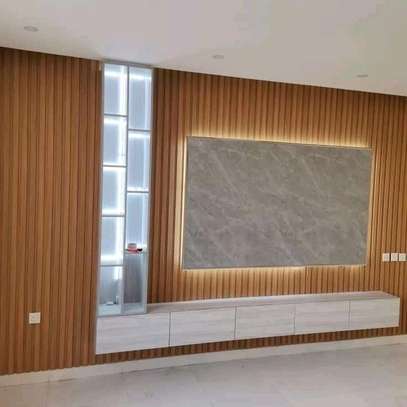 WPC flutted wall panels in Kenya image 1