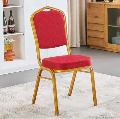 Office Chairs: Medium Back Fabric Red Banquet Chair image 6