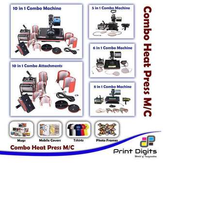 10 In 1 Combo Heat Press Machine, Automation Grade: Semi-aut image 1