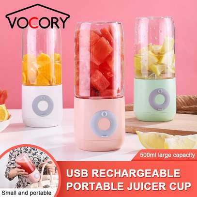 Portable blender juicer cup Rechargeable with 6 blades image 1