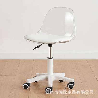 Dining Chair; Modern Eames Swivel Dining Chair image 3