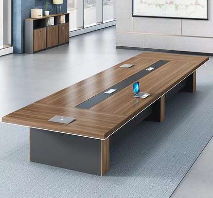 Office Table :  14 Chair Office Boardroom Table Setup image 3