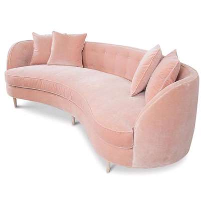 Curved 3 seater sofa /latest sofa for sale in Nairobi image 1