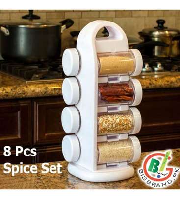 Spice set (8pcs and a rack) image 1