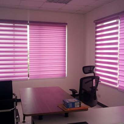 Cute fabric office blinds image 1