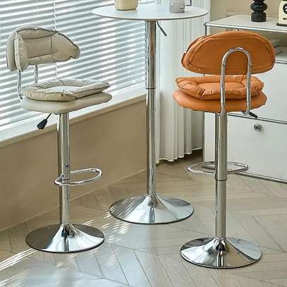Dining Chair: Modern Alloy Barstool image 3