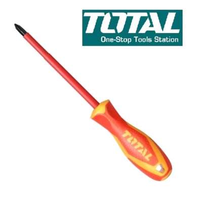 TOTAL INSULATED SCREWDRIVER PH2 X 100 image 1