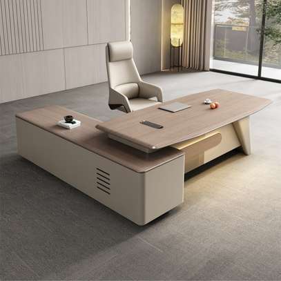 Executive Desks : 180cm CEO L-shaped Executive Office Desk image 4