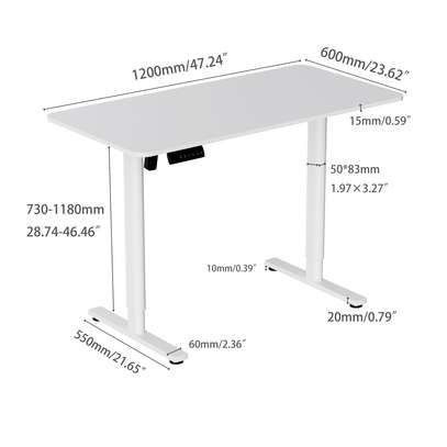 1.4m Home Office Standing Desk image 8