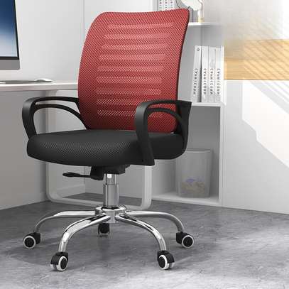Office Chairs: Swivel Mesh Chair Mid-Back image 5