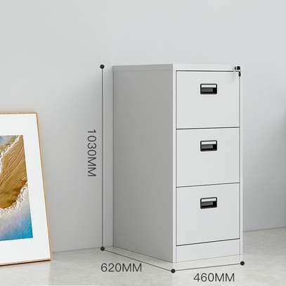 3-Drawer Office File Cabinet image 2