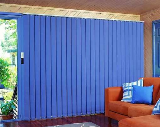 Blue Fabric Curtain Blinders image 11