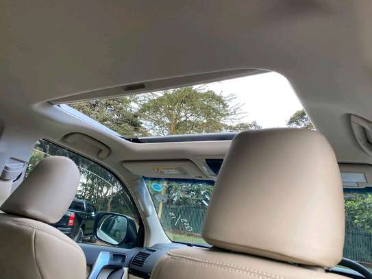 Toyota Land cruiser prado TX White color fully loaded 2020 image 9