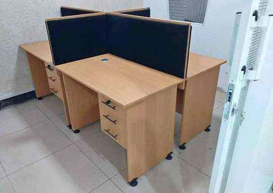 4-Way Office Working Station Desk image 10