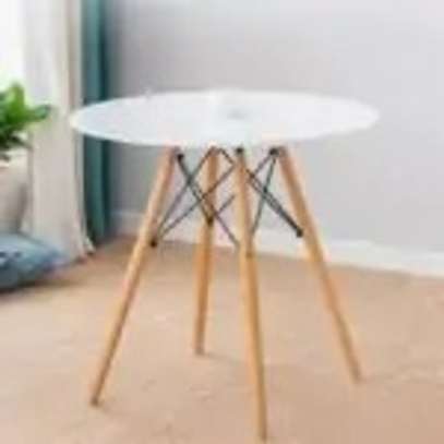 Dining Tables;White Round Dining Table In Tabaka image 3