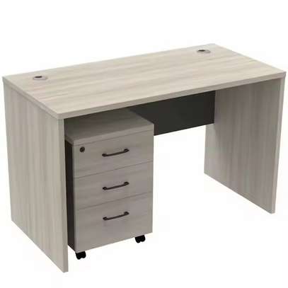 Office Desk; Spacious Elite Study desk with Moveable Cabinet image 4