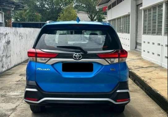 Toyota Rush blue color 2018 model fully loaded image 2