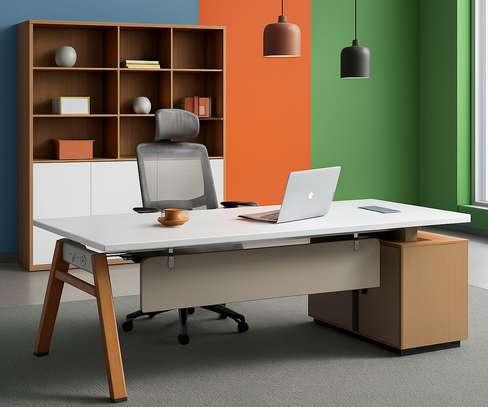 Office Desk:  Advanced Manager Desk – 1600mm image 1