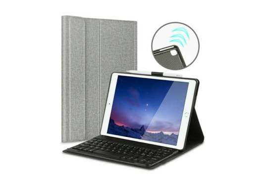 Detachable Smart Wireless Bluetooth folio Keyboard Kickstand Tablet Case For iPad Air 3 10.5 inches image 4