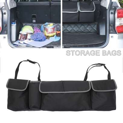 Multipurpose Car Back Seat Boot Trunk Tidy Hanging Storage Bag Organizer image 1