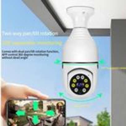 360° PANORAMIC PTZ BULB CCTV SECURITY SMART WIFI CAMERA image 3