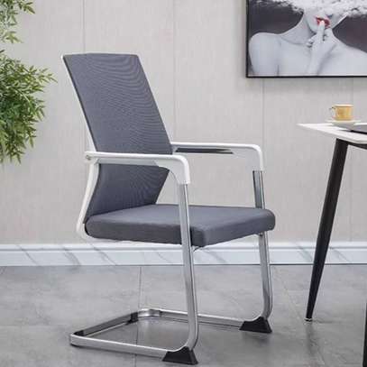 Office Chairs: Non-Rolling Mesh High-back Guest Chair image 5