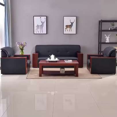 Office Sofa: Five Seater Capacity Sofa For Office Meetings image 1