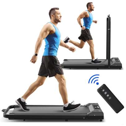 2 in 1 Foldable & Compact Treadmill for Small Spaces image 2