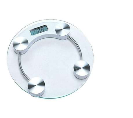 180kg Body Weight Machine Digital Bathroom Glass Weighing Scale image 1
