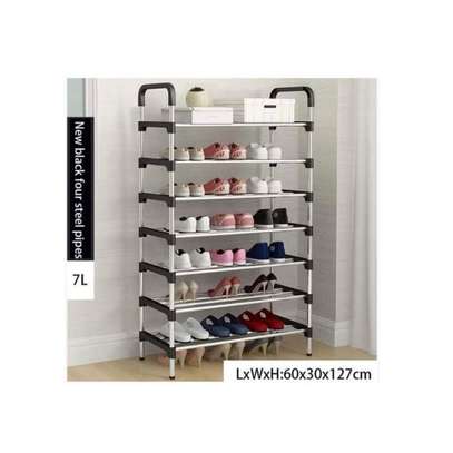 HOMMY Adjustable Portable Shoerack - 7 Tier image 1