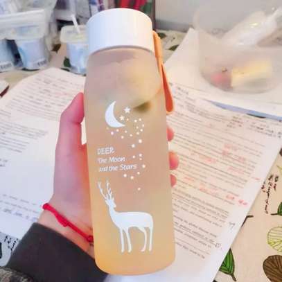 600ml Sports Water Bottle Gradient Frosted image 3