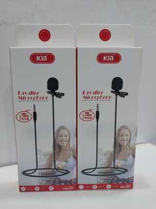 KIN Clip Tie Collar 3.5Mm Audio Cable Plug Lapel Microphones image 2