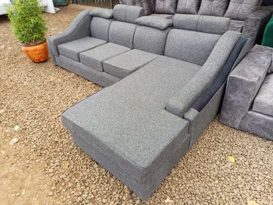 6seater L sofa with a permanent back image 1