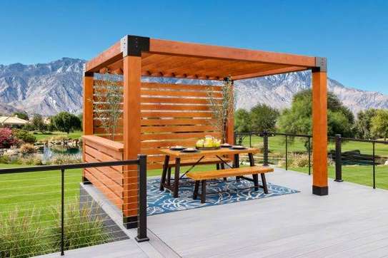 Pergolas timber supply(shaped ,smoothened&sanded) image 5