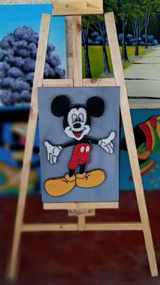 Mickey mouse string art image 3