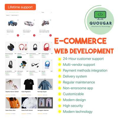 E-COMMERCE WEBSITE DEVELOPMENT image 1