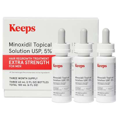 Keeps Extra Strength Minoxidil for Men Hair Growth Serum image 1