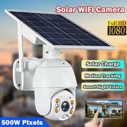 Solar cctv ptz camera with motion sensor image 6