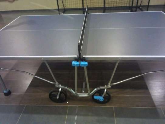 Foldable high quality Table Tennis with wheels image 4
