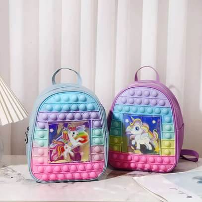 Unicorn Book Pop Bag For Girls Pop Bubbles Fidget Toy image 2