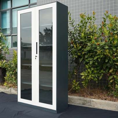 2-Door Glass Front Filing Cabinet image 8