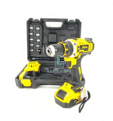 27PCS Mdon 18V Brushless Cordless Drill with Hammer image 1