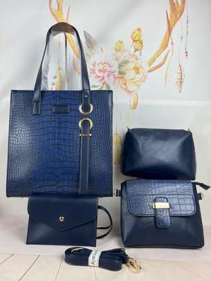 Elegant and classic 4 in one ladies handbag image 2