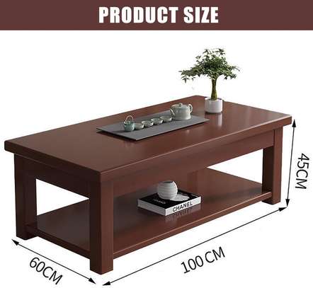 Coffee Table: Executive Mahogany Office Coffee Office Table image 3