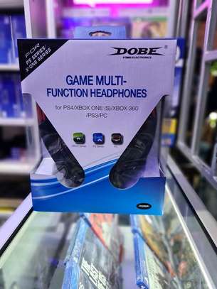 DOBE Multi-function Gaming Headphones For PS4/PS3/XBOX/PC image 1