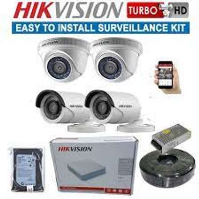 4 CCTV  CameraS HikVision 720P With IR Night VisiON image 1
