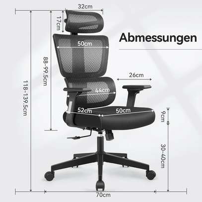Office Chair: Ergonomic 3d Backrest High Back Office Chair image 2